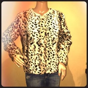 Faux fur chic jacket!